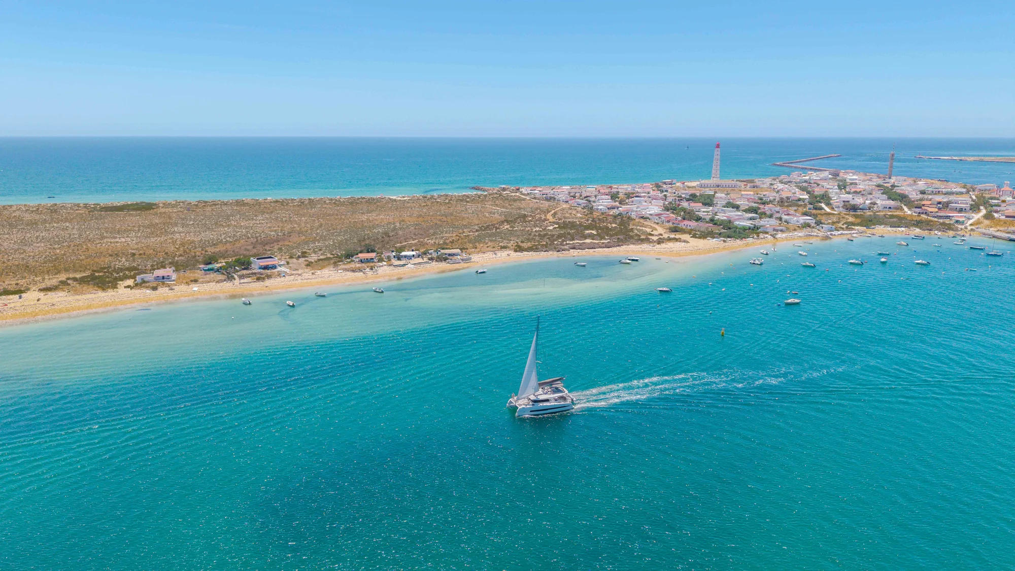 The beaches of Olhao and the Ria Formosa